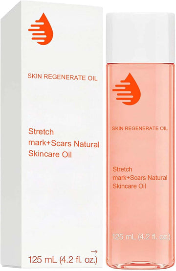 Stretch-Marks, Scar Treatment Oil - Boosts Collagen For Skin Lifting - Improves Treat Of Scars, Stretch-Marks & Uneven Skin Tone - 125Ml