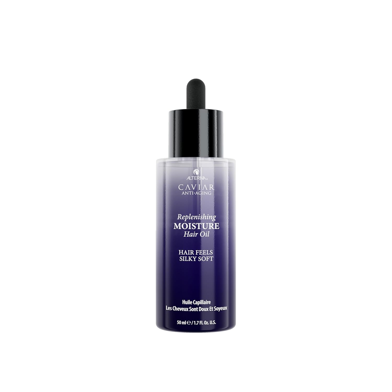 Alterna Haircare Caviar Anti-Aging Replenishing Moisture Hair Oil 1.7 Oz | Lightweight, Revives And Nourishes Hair | Increased Shine And Softness | Heat Protectant And Frizz Control