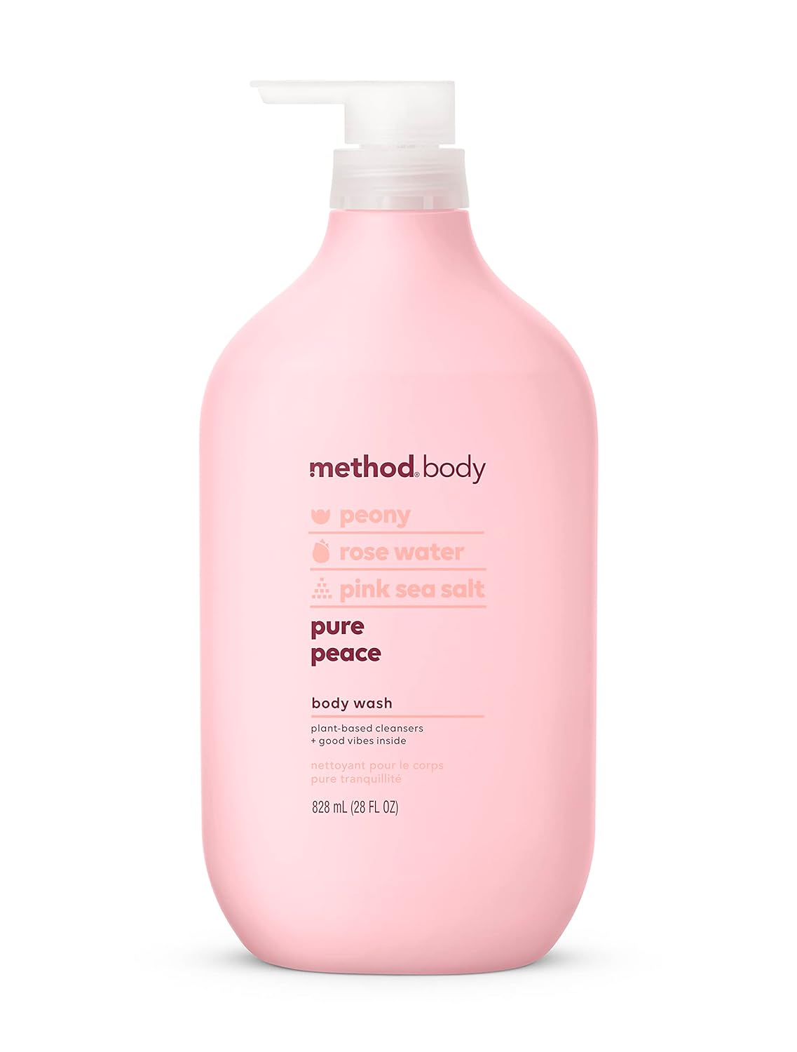 Method Body Wash, Pure Peace, Paraben and Phthalate Free, Biodegradable Formula, 28 oz (Pack of 1)