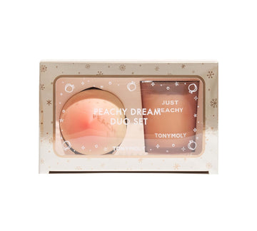 Tonymoly Dimishes Dry Skin! Peachy Dream Duo Set