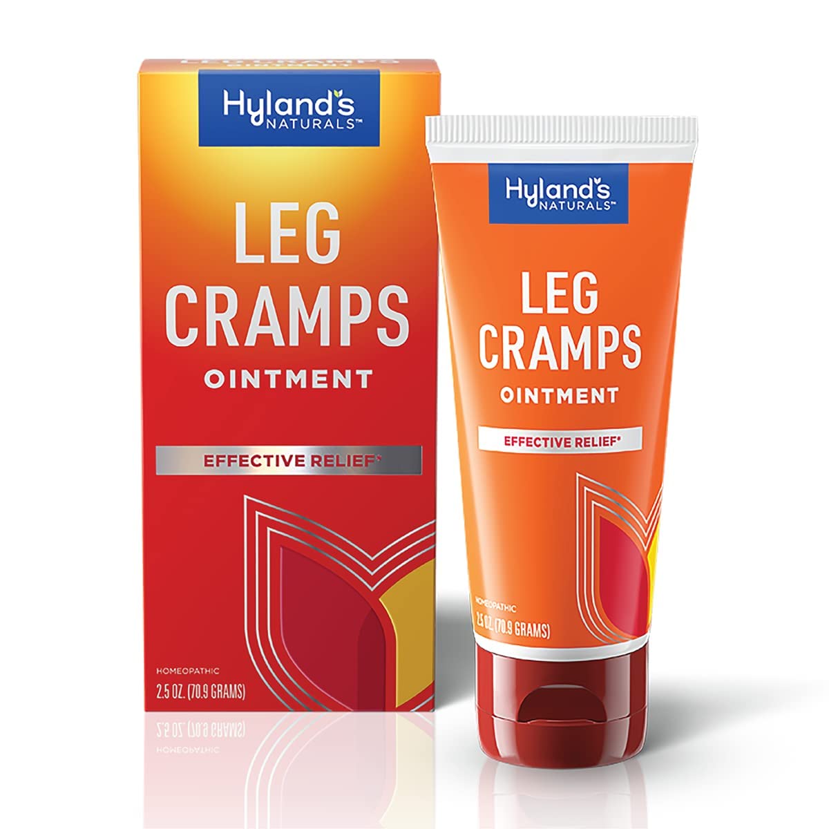 Hyland's Naturals Leg Cramps Ointment, Arnica Gel Leg Cramp Relief, Natural Relief of Calf, Leg and Foot Cramp, 2.5 oz