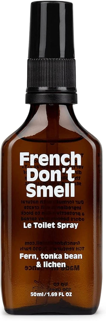 Toilet Spray For Poop 1.69oz – Woodsy Scent – Made in France (Home Size), Bathroom Odor Eliminator, Poo Spray, Toilet Spray For Daily Use, Easy To Carry – French Don’t Smell