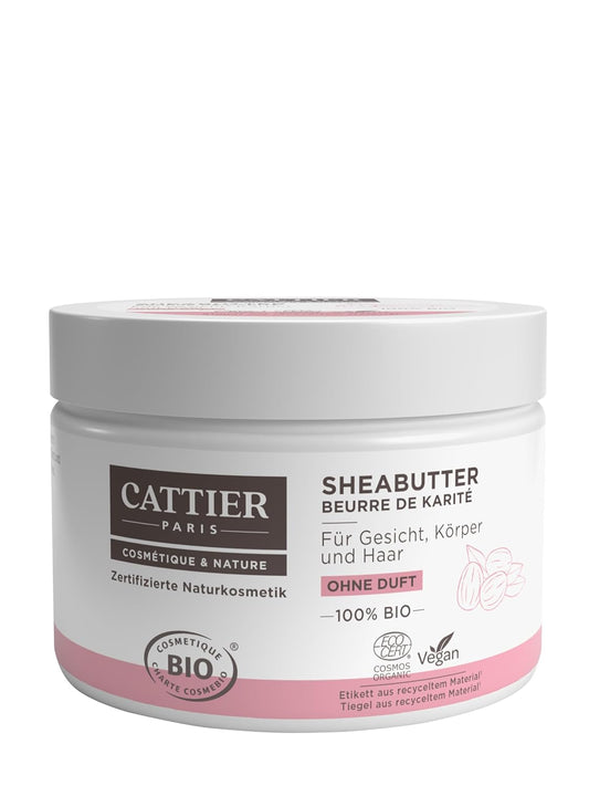 Shea Butter 100% Organic - Unscented - Certified Natural Cosmetics - 100 G