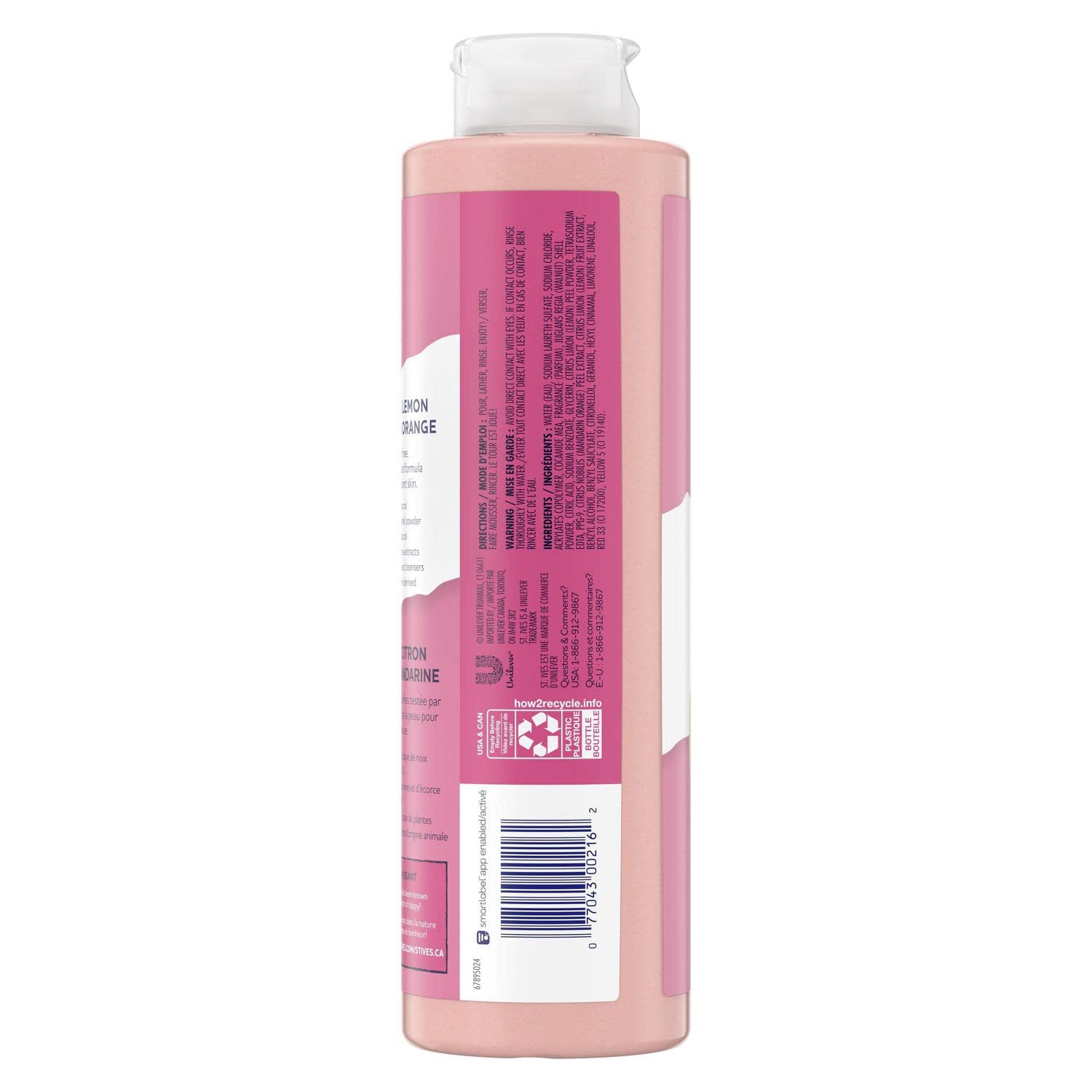 St. Ives Body Wash Pink Lemon And Mandarin Orange 22 Ounce : Beauty & Personal Care