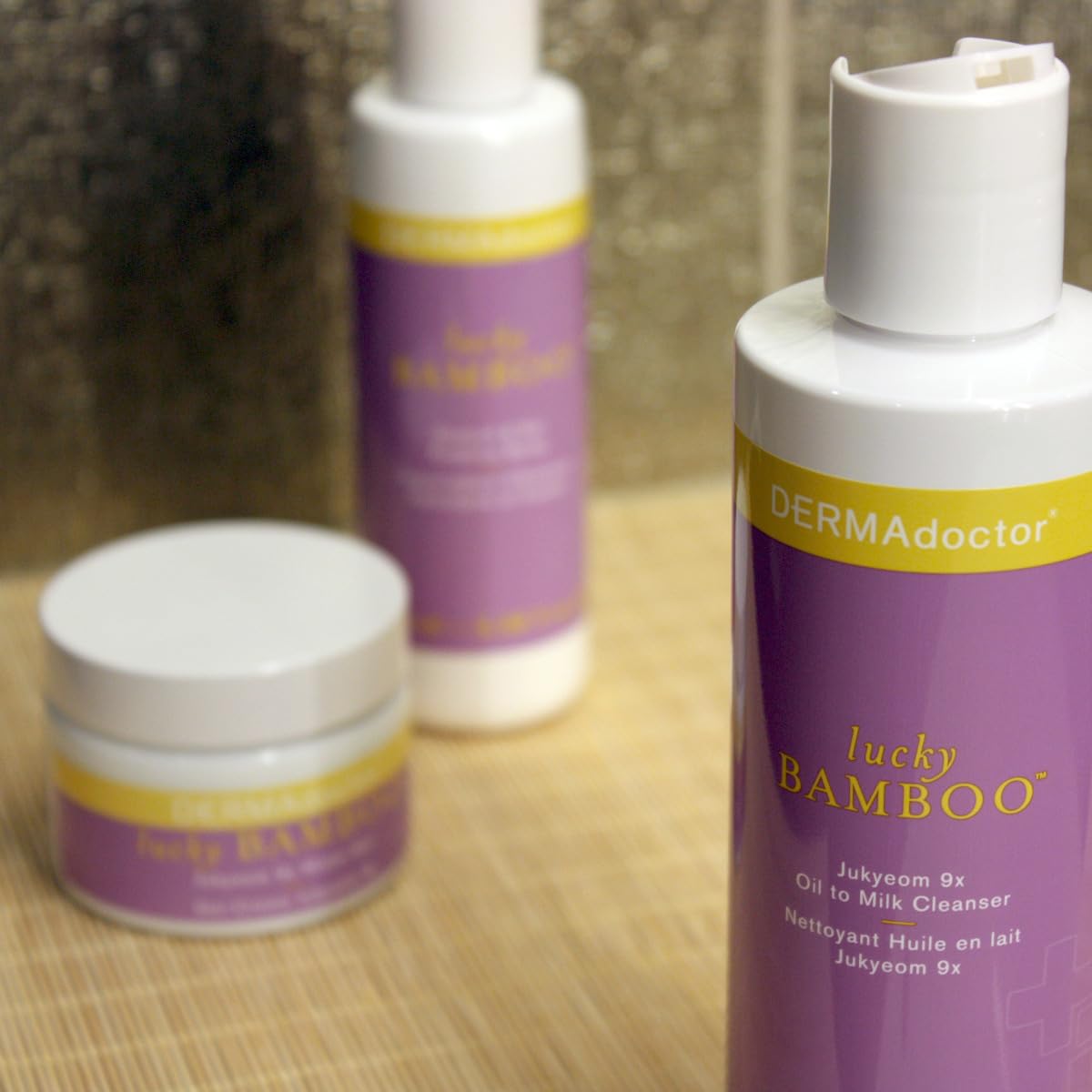 Dermadoctor Lucky Bamboo Dermatologist Formulated Jukyeom 9X To Milk Hydrating Facial Cleanser And Makeup Remover; Cleanser Korean Skincare Inspired With Jojoba And Vitamin C - 6.76 Fl Oz : Everything Else