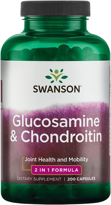 Swanson Glucosamine & Chondroitin Combo 500/250 Milligrams 200 Capsules