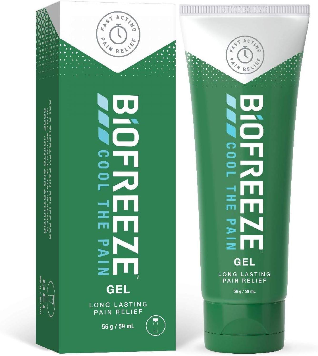Biofreeze Cooling Gel 59 ml - Muscle & Joint Pain Relief, Eases Discomfort, Targets Small & Large Areas, Effective for Muscles, Bones, Joints, and Fever Alleviation : Amazon.co.uk: Health & Personal Care