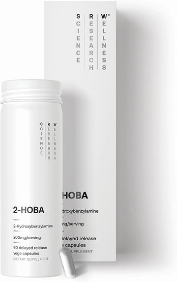Srw Laboratories 2-Hoba Supplement With Hobamine | Supports Healthy Aging, Brain Function, Dna Integrity, & Cellular Defence | Protection From Harmful Free Radicals | 60 Capsules