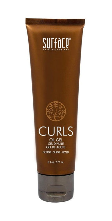 Surface Curls Oil Gel, Define, Add Shines And Moisturize For Frizz Free Styling, 6 Fl. Oz