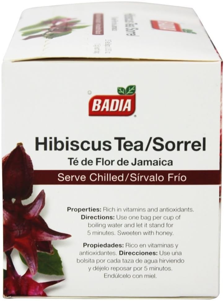Badia Hibiscus Tea Bags Box Of 25 Bags