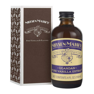 Nielsen-Massey Ugandan Pure Vanilla Extract For Baking And Cooking, 4 Ounce Bottle