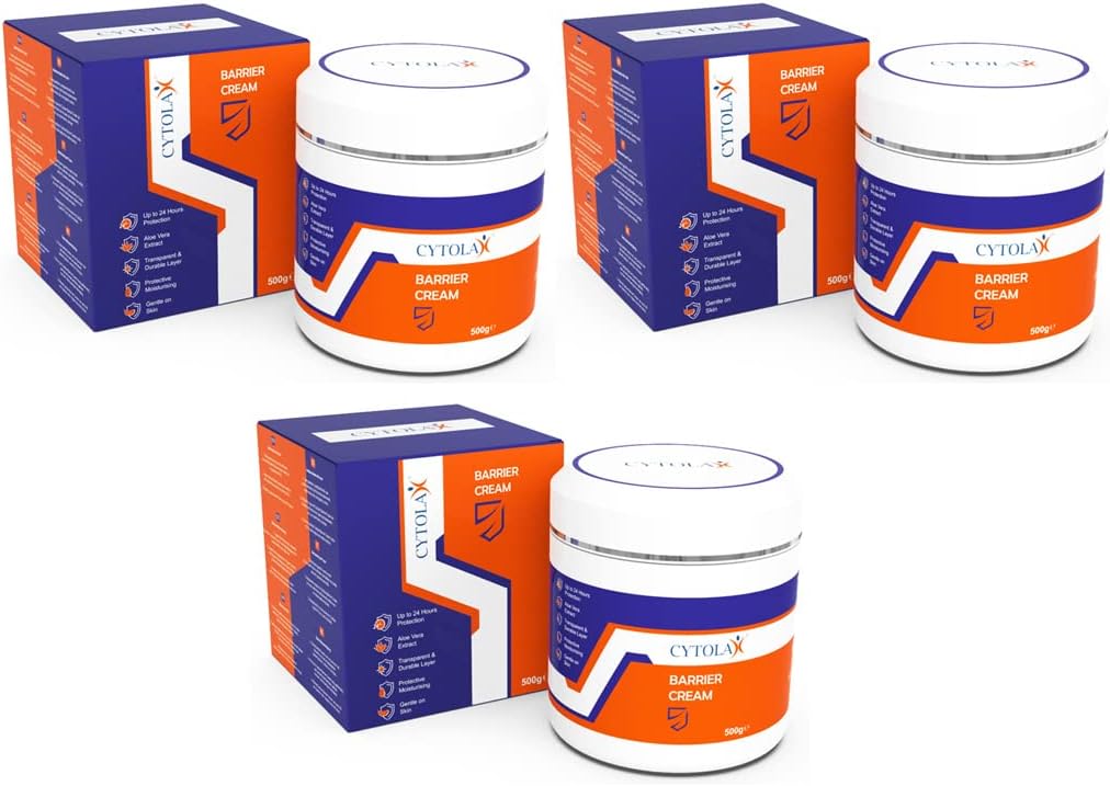 Cytolax Barrier Cream 120G | Transparent & Durable 24Hour Protection | Prevents Skin Irritation & Sores | Improves Elasticity & Repairs Damaged Skin | With Shea Butter & Aloe Vera Extracts