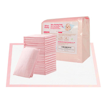 Disposable Changing Pad For Baby, 20 Pack Portable Diaper Changing Pad Liner Baby Changing Pad Waterproof Underpads (Pink, 13X18 Inch)