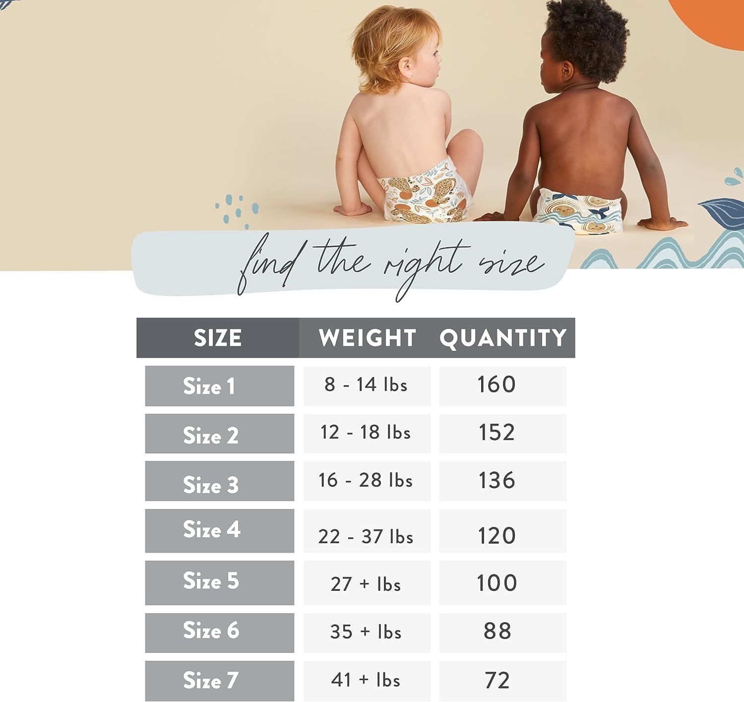 The Honest Company Clean Conscious Diapers | Plant-Based, Sustainable | Space Travel + Orange You Cute | Super Club Box, Size 4 (22-37 Lbs), 120 Count