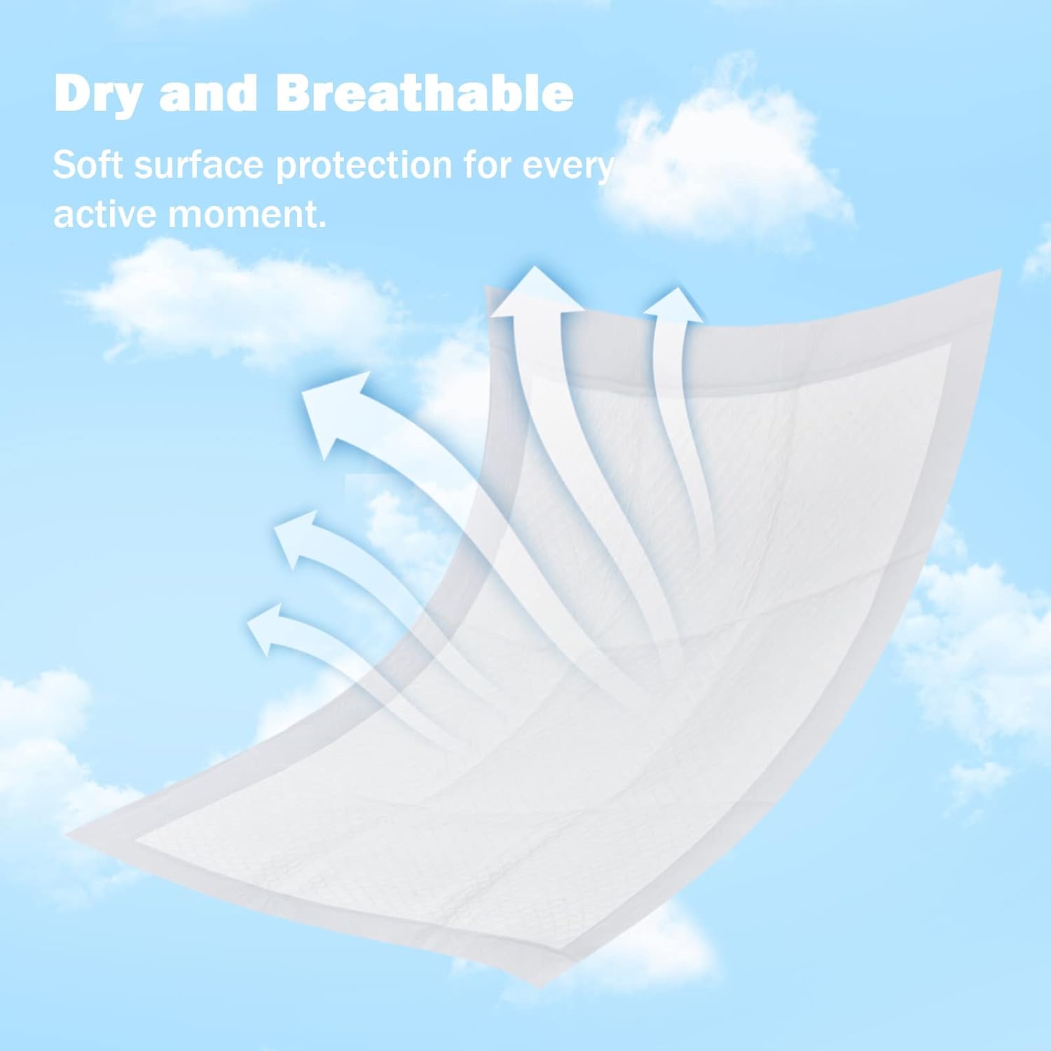 Disposable Changing Pad Liners For Baby 17 X 13 Inches (25 Pack) Waterproof Underpads Soft Non-Woven Fabric Breathable Changing Pad For Changing Table - White