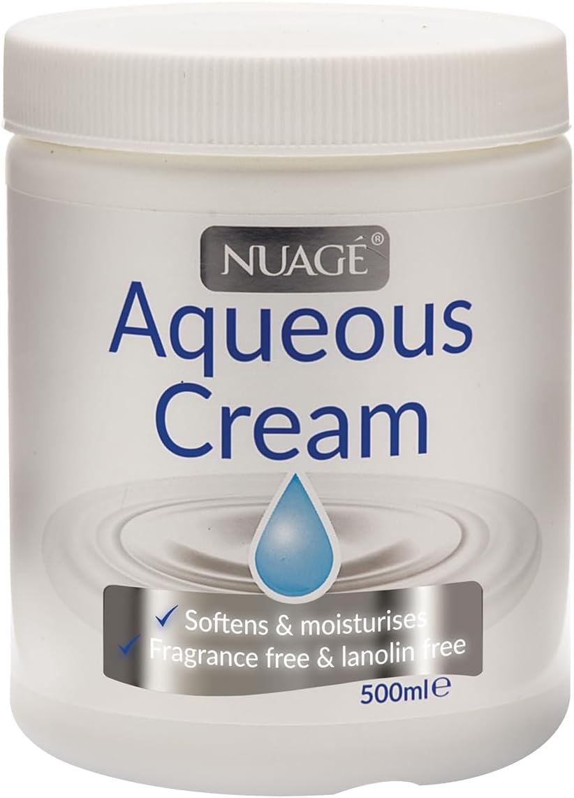Nuage Aqueous Cream, Fragrance Free, 500Ml (Pack Of 2)