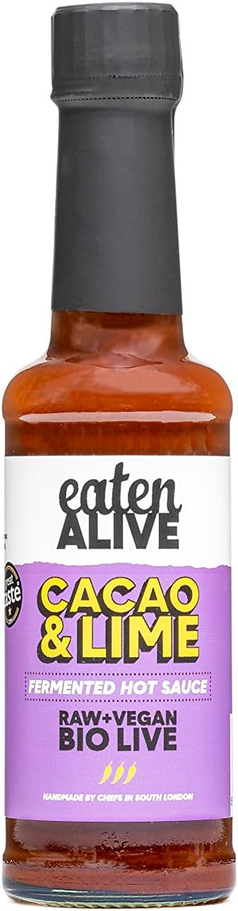 Eaten Alive Award Winning Cacao & Lime Fermented Hot Sauce (150Ml) Previously 'Chocolate Bbq'