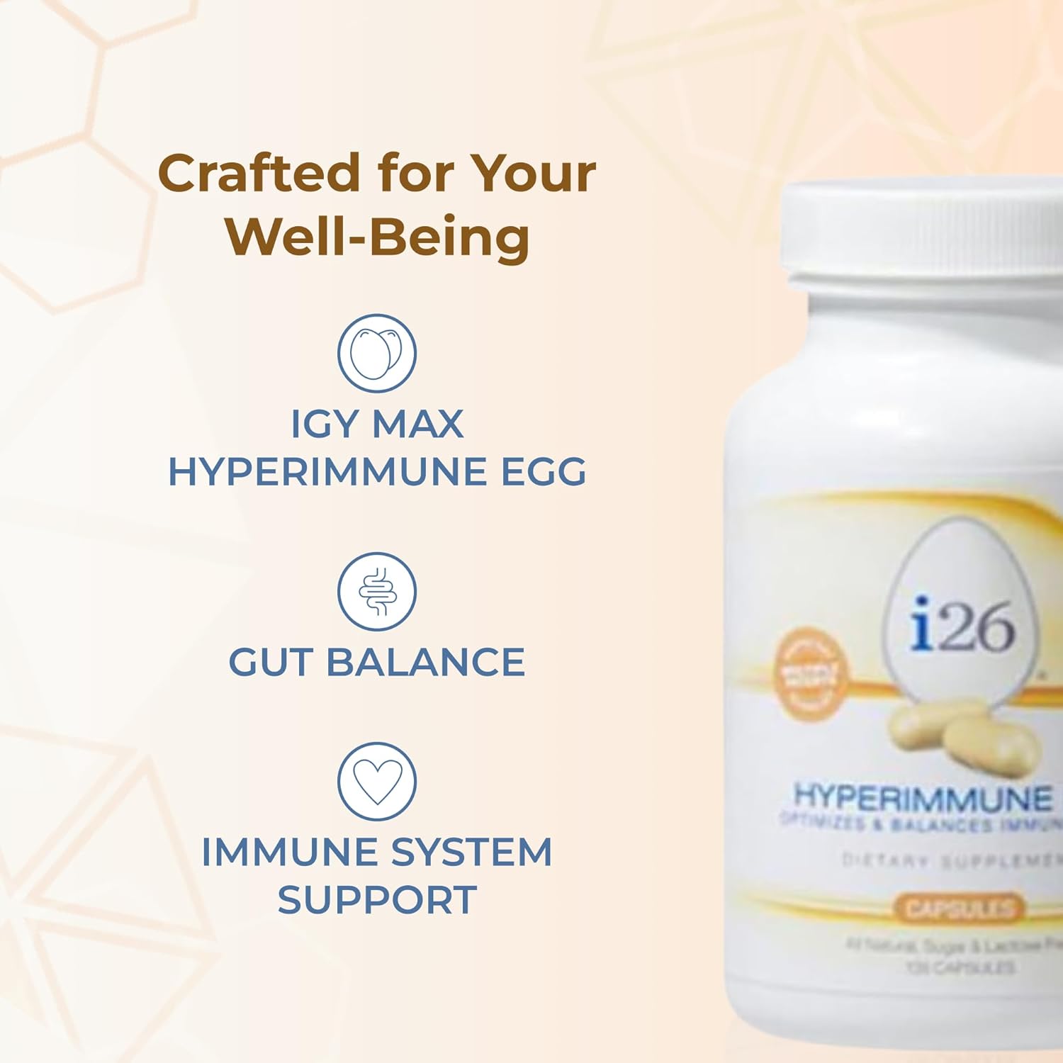 Buy Youngevity I26® Hyperimmune Egg Capsules – Immune And Digestive Support – Hyperimmune Egg Powder Supplement – Non-Gmo, Gluten-Free, Lactose-Free, 135 Capsules On  Free Shipping On Qualified Orders