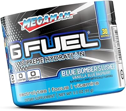 G Fuel Megaman Electrolytes Powder, Water Mix for Hydration, Energy an