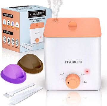 Menstrual Disc with Sterilizer- Menstual Cup Sterilizer Steamer with 2 Soft & Reusable Period Disc, Menstrual Cups Period Cup Kit