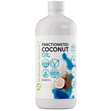 Premium Nature Fractionated Coconut Oil Massage Oil Carrier Oil For Essential Oils Mixing Dry Skin Moisturizer Fractionated Coconut Oil For Essential Oils For Skin Coconut Massage Oil 32 Oz