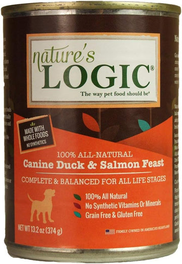 Natures Logic Nl00104 Grain-Free Duck & Salmon Feast Wet Dog Food, One Size