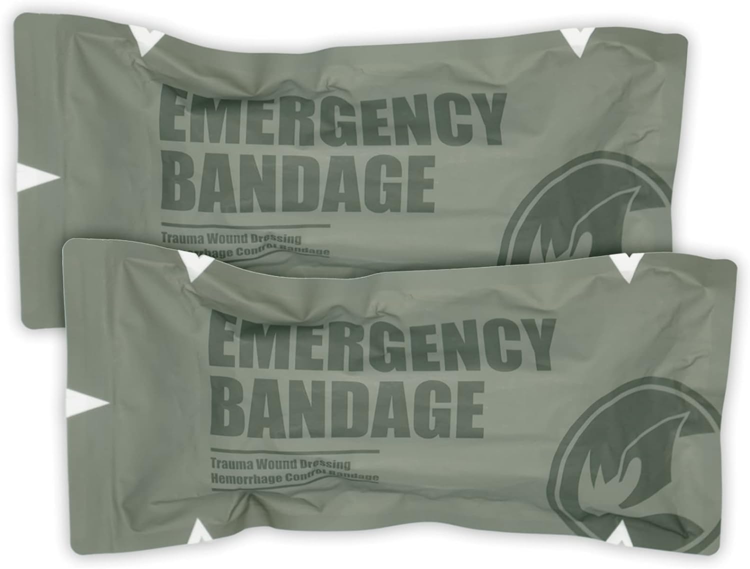 6" Israeli Style Emergency Bandage, Compression Trauma Wound Dressing, Medical Sterile Vacuum Sealed, Combat Tactical First Aid Kit Ifak Supplies, Fsa Hsa Eligible, 2 Count