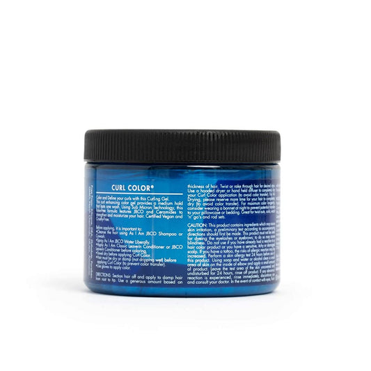 As I Am Curl Color - Cool Blue - 6 Ounce - Color & Curling Gel - Temporary Color - Medium Hold - With Jamaican Black Castor Oil, Ceramides, & Betaine - Vegan & Cruelty Free