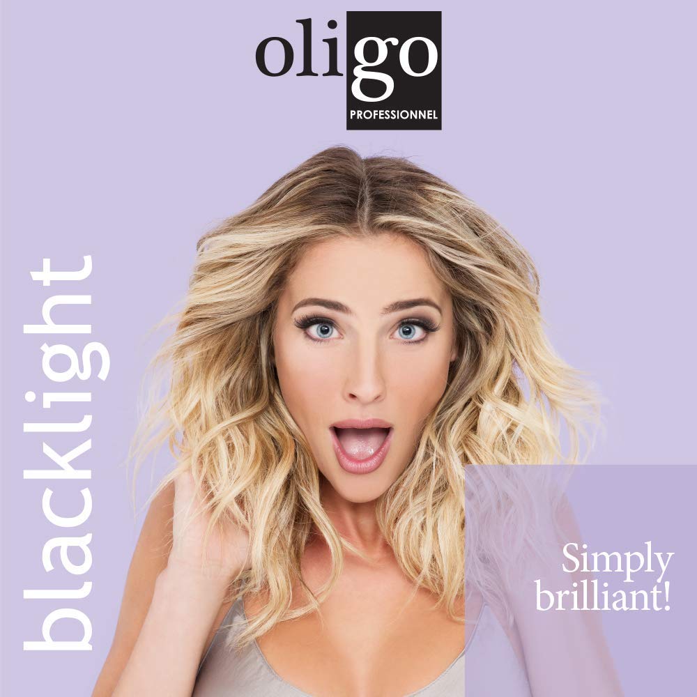 OLIGO PROFESSIONNEL - Blacklight 18-In-1 - Hair Beautifier - Anti Frizz - Leave-in Conditioner - Optimal Hydratation - Argan Oil - Vegan Ingredients - 11 Amino Acids & Moisturizing Formula - 8.5oz : Beauty & Personal Care