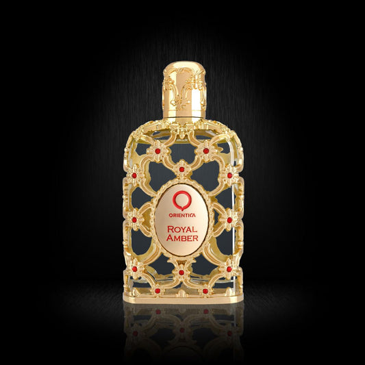 Orientica Royal Amber Eau De Parfum With Notes Of Cinnamon, Orange & Sandalwood, Luxurious & Long-Lasting Amber Woody Fragrance For Men & Women, Sophisticated & Warm Scent For Any Occasion, 2.7 Oz