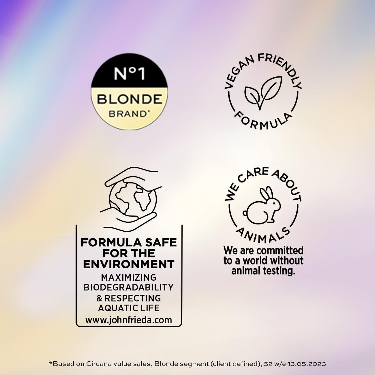 John Frieda Violet Crush Purple Shampoo and Purple Conditioner Bundle, 2 x 500 ml, Neutralising and Toning Shampoo and Conditioner : Amazon.co.uk: Beauty