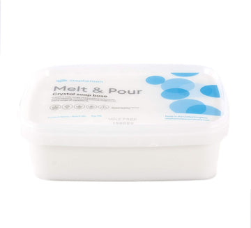 Mystic Moments Melt And Pour Soap Base - White Sls & Sles Free - 1Kg