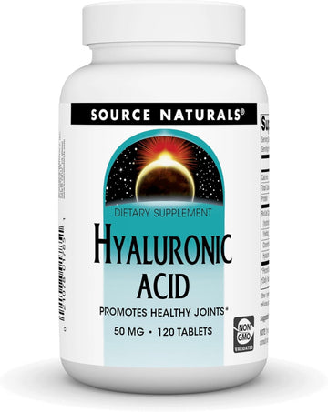 Source Naturals Hyaluronic Acid 50Mg, 120 Tablets