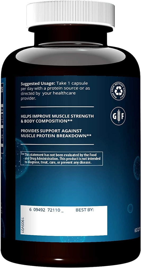 Mrm - Hmb 1000, Muscle Maintenance, Helps Improve Muscle Strength And Body Composition (60 Count)