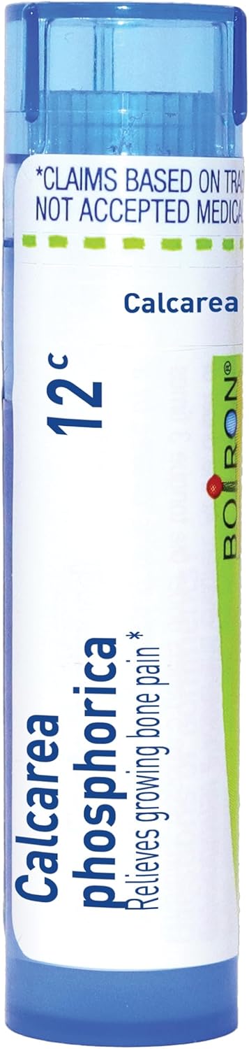 Boiron Calcarea Phosphorica 12C Homeopathic Medicine For Growing Pains - 80 Pellets