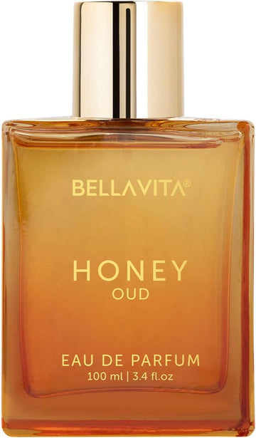 Bellavita Luxury Honey Oud Unisex Perfume 100Ml | Caramel Vanilla Parfum With Patchouli, Honey & Bergamot | Oud Perfume For Women & Men | Arabic Perfume Cologne With Sweet Parfum Oil