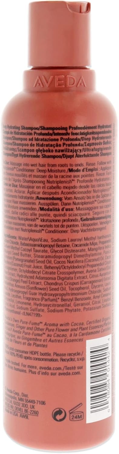Aveda Nutriplenish Shampoo Deep Moisture For Unisex 8.5 oz Shampoo