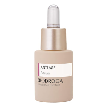 Biodroga Anti Age Serum (0.5 Oz) Tightening, Smoothing, Anti Wrinkle, Lifting - With Instant Lift Complex & Q10 - No Fragance, Colouring, Silicons, Mineral Oil, Parabens, Gluten, Lactose
