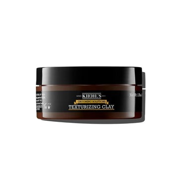 Kiehl'S Grooming Solutions Texturizing Clay, Matte Hair Clay For Men, Medium Long-Lasting Hold, Shapes & Texturizes Men'S Hairstyles, Rinses Clean, With Moroccan Lava Clay & Essential Oils - 1.75 Oz