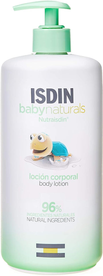 ISDIN Babynaturals Body Lotion (750ml) | Hydrating body lotion for baby's daily skin care | Suitable from 0 months | Pediatric and dermatologically tested