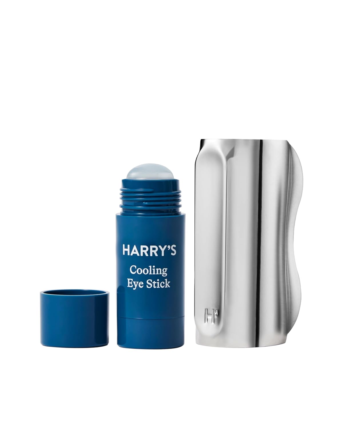 Harry'S Cooling Eye Kit For Men - Gua Sha Depuffing Facial Massage Tool And 2 Cooling Eye Sticks