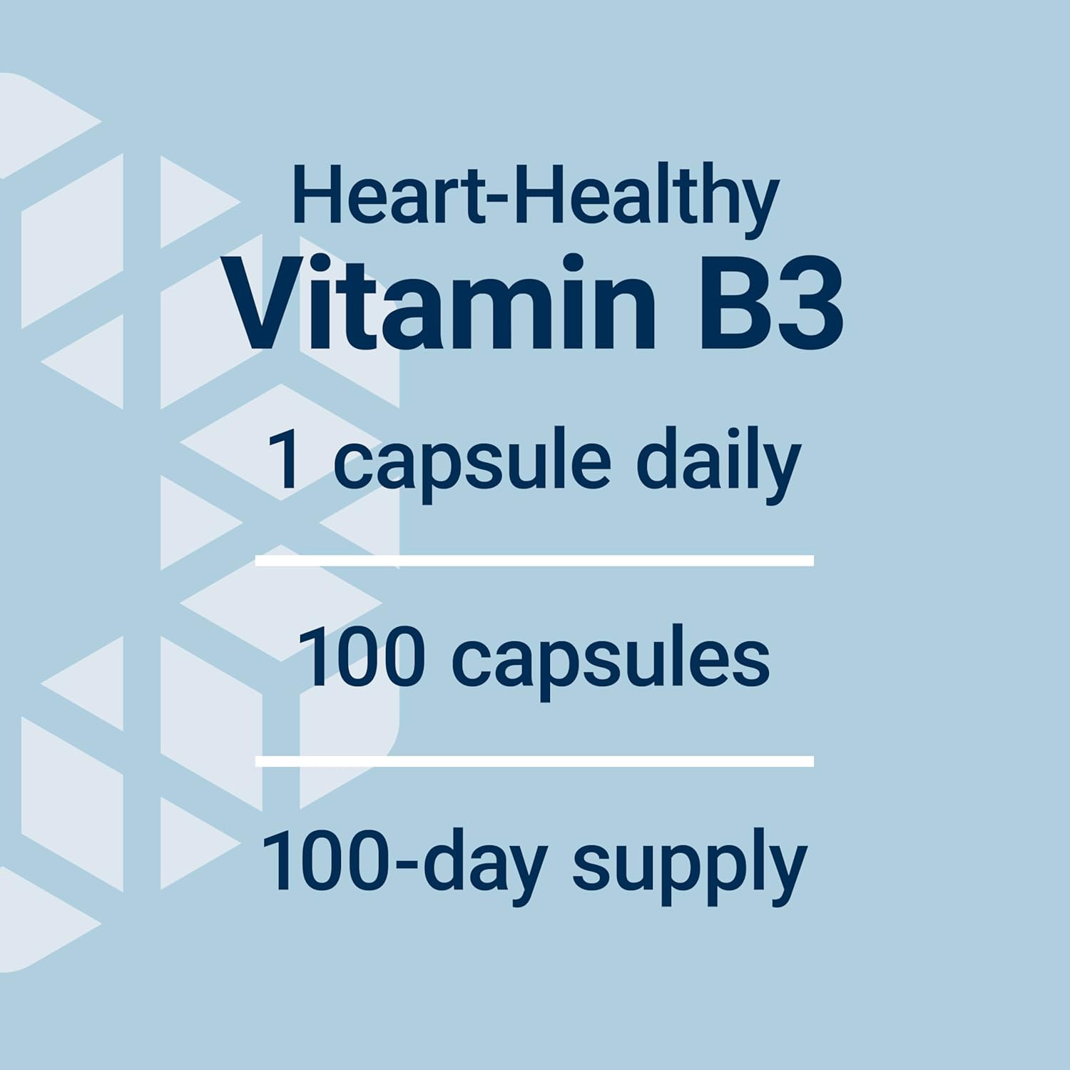 Life Extension Vitamin B3 Niacin 500 mg – Niacin (Vitamin B3), Supports Heart Health, Promotes cellular energy production – Gluten-Free, Non-GMO – 100 Capsules : Health & Household