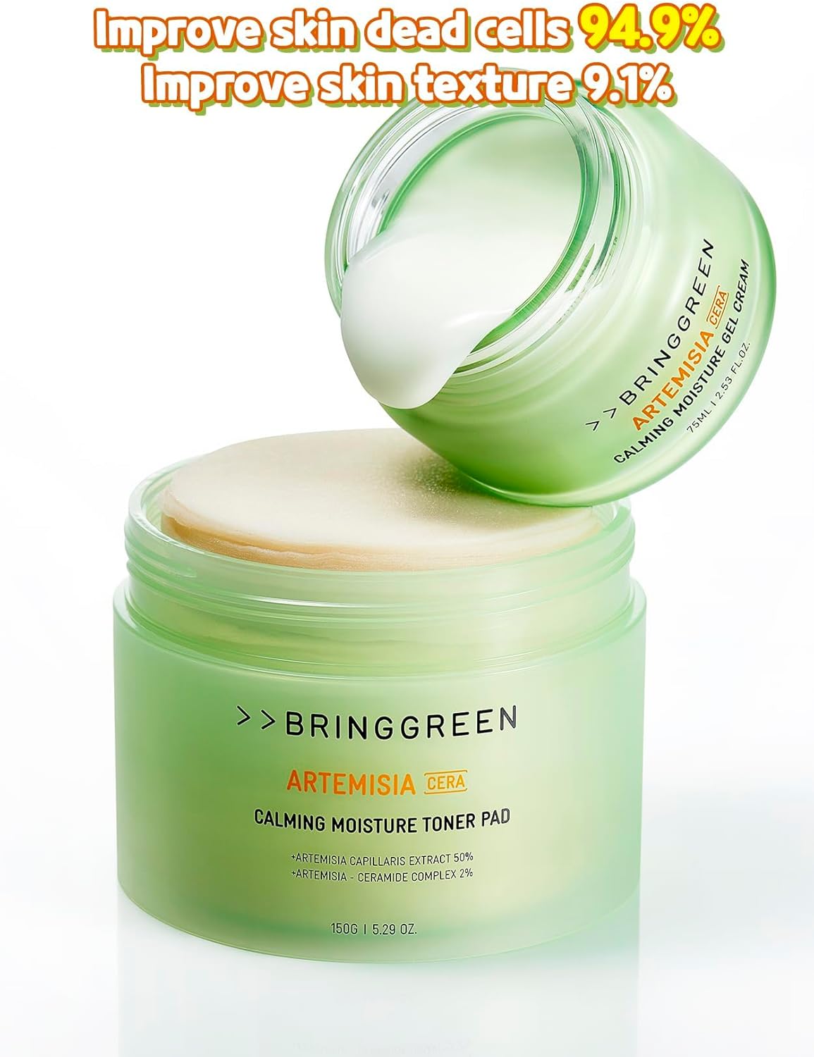 Bring Green Tea Tree Cica Soothing Toner Pad | Korean Daily Skincare Routine With Mild Formula, Cooling For Soothing And Hydrationg Effect, Vegan Certified Toner Pads 90 Count, 5.29 Fl. Oz. : Beauty & Personal Care