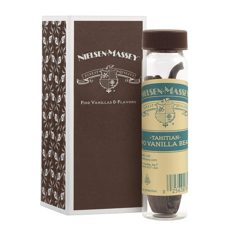 Nielsen-Massey Tahitian Vanilla Beans For Baking And Cooking, 2-Bean Vial