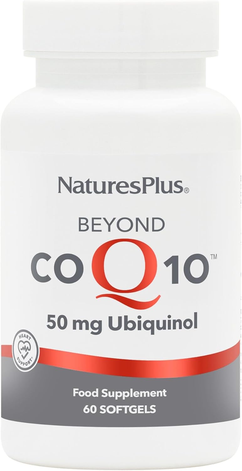 Naturesplus Beyond Coq10 50 Mg - 60 Softgels - Provides High-Strength Ubiquinol - Supports Overall Well-Being - 60 Servings