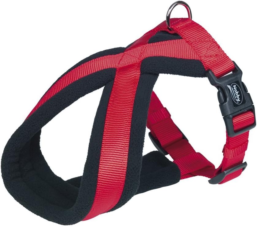 Nobby Classic Comfort Harness, 35-50 cm x 25-50 mm, Red :Pet Supplies