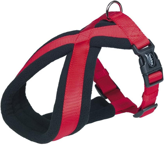 Nobby Classic Comfort Harness, 45 - 70 cm/25 - 50 mm, Red :Pet Supplies