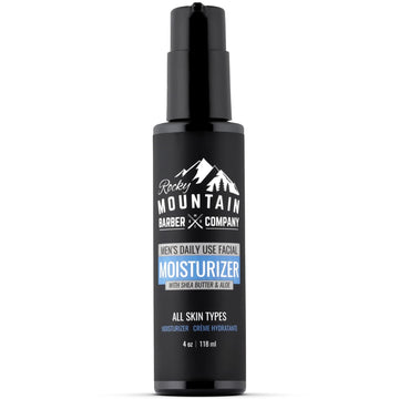 Men'S Face Moisturizer - With Shea Butter, Jojoba Oil, Argan Oil & Vegetable-Derived Glycerin - Fragrance-Free Formula For All Skin Types