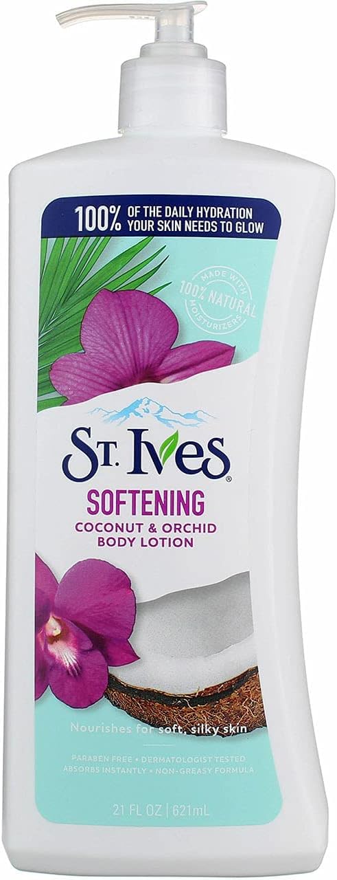 St Ives Body Lotion 21Oz Soft And Silky(Coconut/Orchid) (3 Pack)