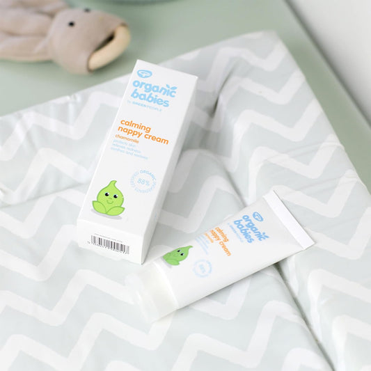Green People Organic Babies Calming Nappy Cream 50Ml | Natural & Organic Zinc Oxide Nappy Cream | Eczema-Friendly, Gentle On Sensitive Skin & Suitable From Birth | Paraben Free | Vegan, Cruelty Free